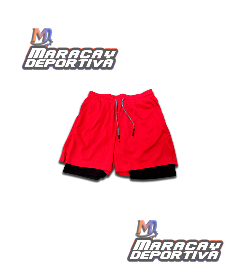 Pantalon Short Con Licra