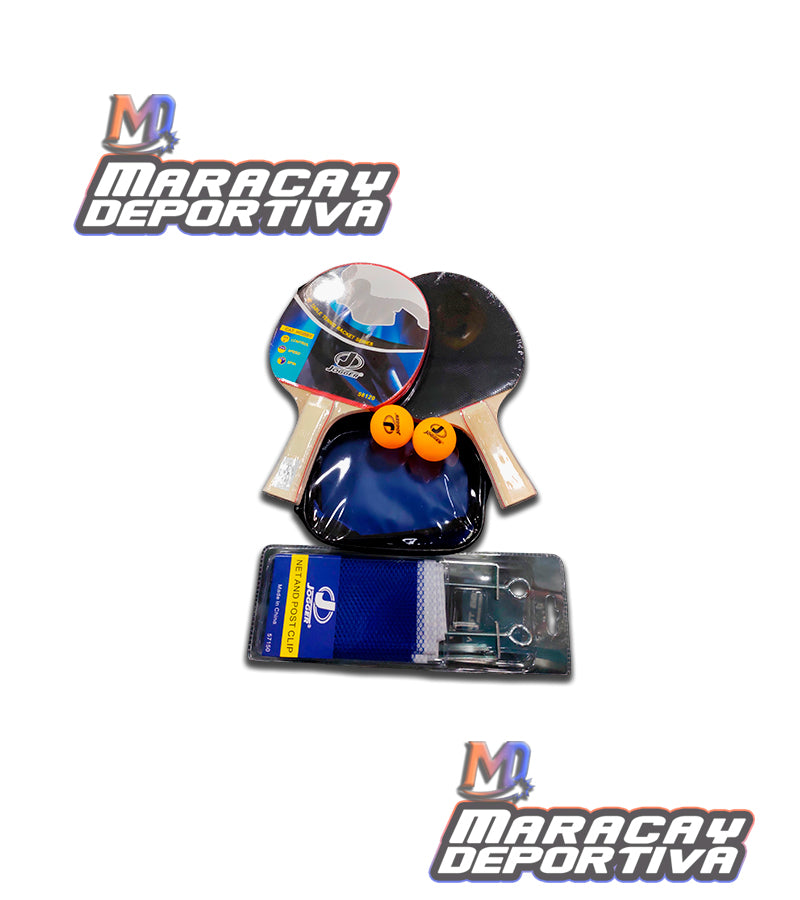 Set Raqueta Ping Pong Con Malla