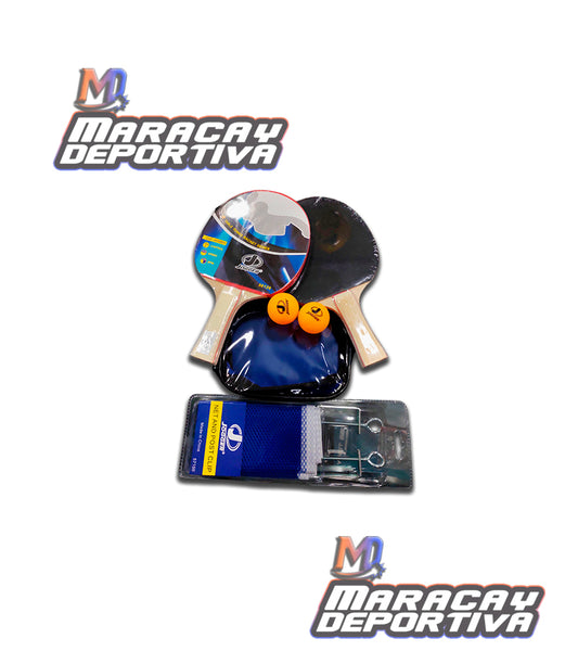 Set Raqueta Ping Pong Con Malla