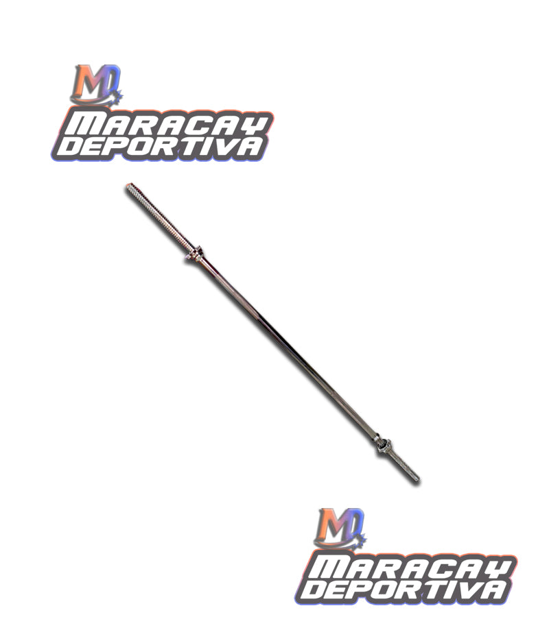 Barra Larga Maciza Cromada 60cm Jogger