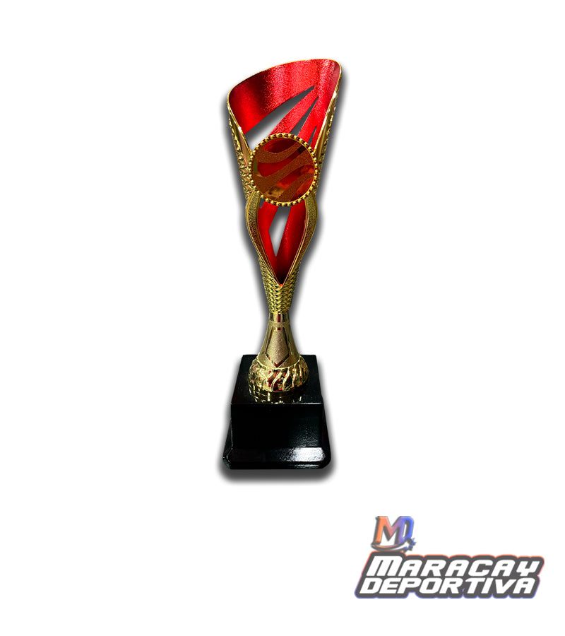 Trofeo Laser Oro/Rojo 38CMS