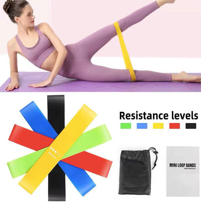 Set de 5 Ligas o Bandas de Resistencia