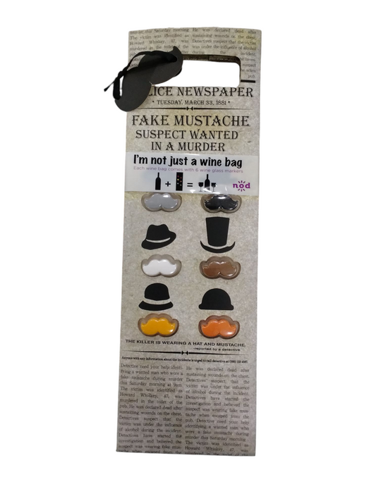 Bolsa De Regalo De Vino e Identificador De Copa