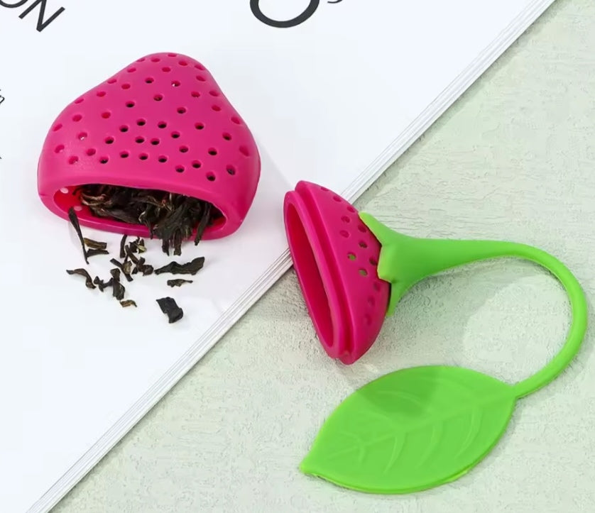 Infusor De Te Forma De Fresa